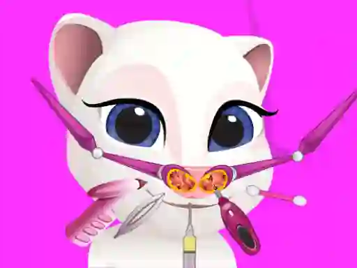 Spel Little Angela Nose Doctor aanlyn