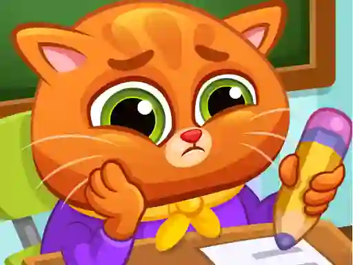Spel Lovely Virtual Cat At School aanlyn
