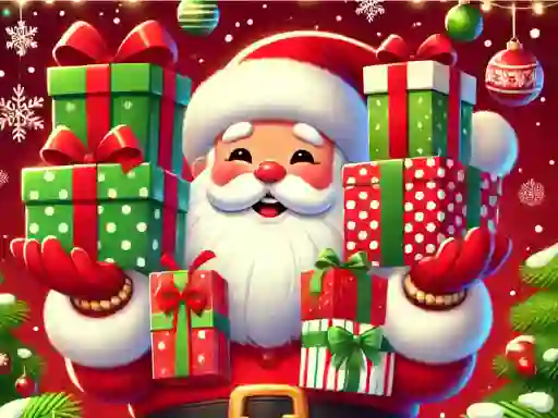 Spel Christmas Gift Jump aanlyn