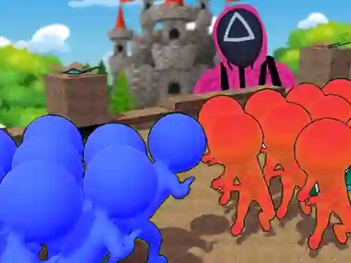 Spel Squid Game Crowd Pusher aanlyn