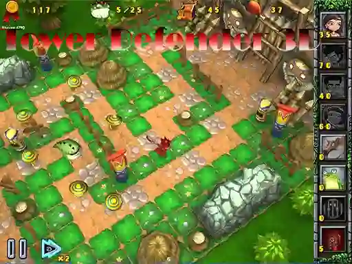 Spel Tower Defense aanlyn