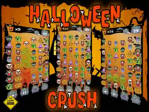 Spel Halloween Crush aanlyn