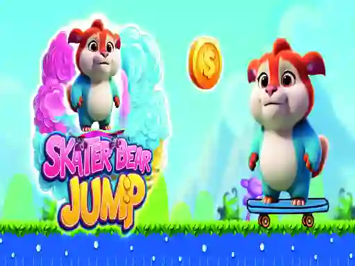 Spel Sketer Bear Jump aanlyn