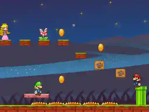 Spel Mario Bros Save Princess aanlyn