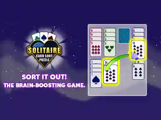 Spel Solitaire Card Sort Puzzle aanlyn