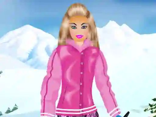 Spel Barbie Snowboard Dress aanlyn