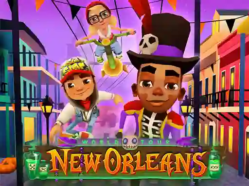 Spel Subway Surfers New Orleans aanlyn