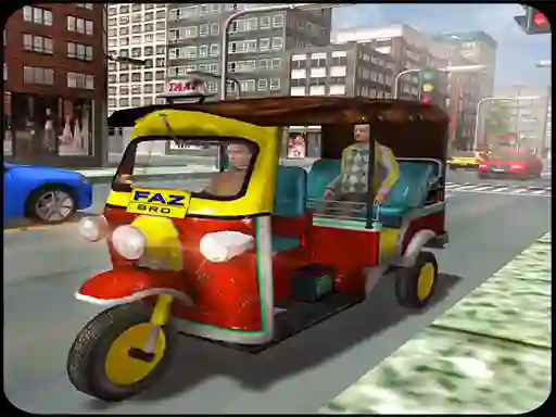 Spel Tuk Tuk City Driver 3D aanlyn