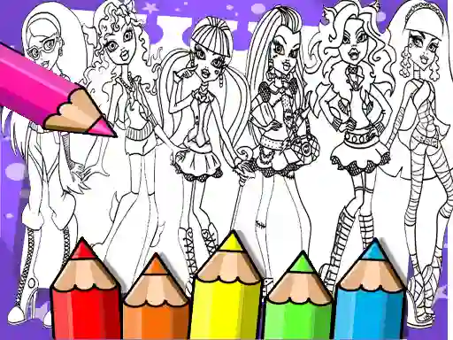 Spel Monster High Coloring Book aanlyn