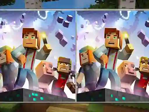 Spel Minecraft Differences aanlyn