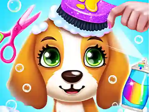Spel Puppy Friends Pet Dog Salon aanlyn
