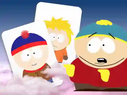 Spel South Park memory card match aanlyn