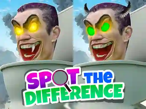 Spel Skibidi Toilet Spot the Difference aanlyn