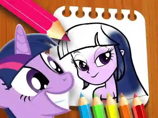 Spel Equestria Girls Coloring Book aanlyn