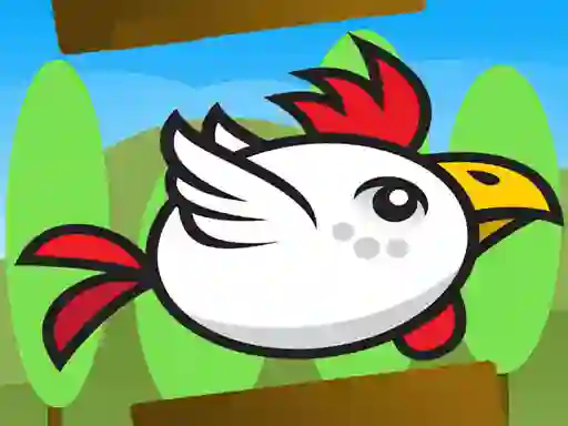 Spel Angry Flappy Chicken Fly aanlyn