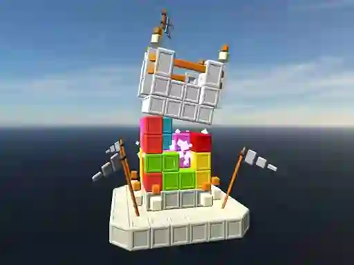 Spel Castle Destruction Blocks aanlyn