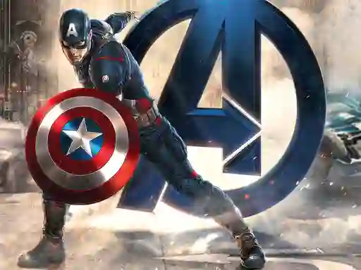 Spel Captain American Jigsaw Puzzle aanlyn