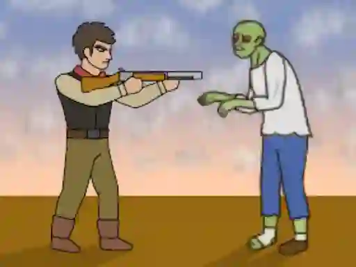 Spel Cowboy Survival Zombie aanlyn