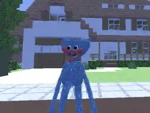 Spel Huggy Wuggy in Minecraft aanlyn