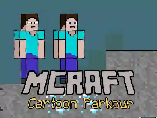 Spel Mcraft Cartoon Parkour aanlyn