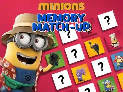 Spel Minions Memory Match Up aanlyn