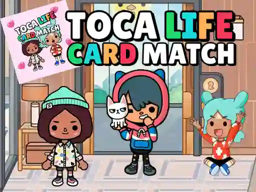 Spel Toca Life Memory Card Match aanlyn