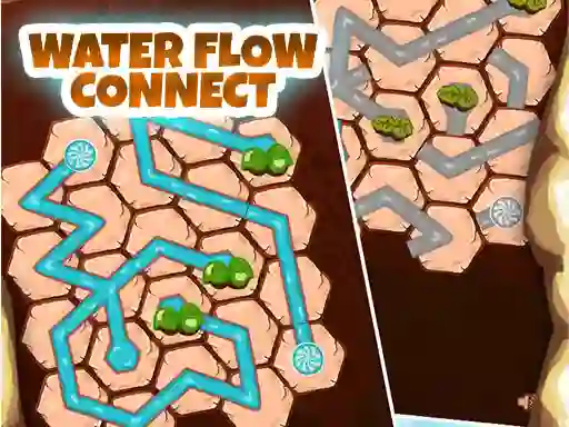 Spel Water Flow Connect aanlyn