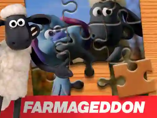 Spel  A Shaun the Sheep Movie Farmageddon Jigsaw Puzzle aanlyn