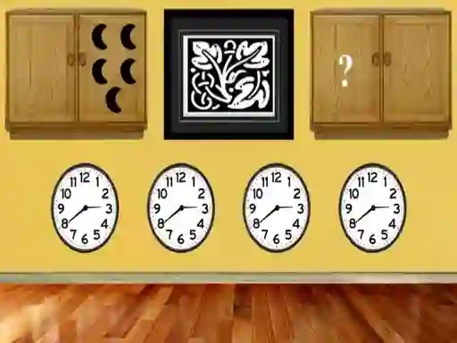 Spel Clock Room Escape aanlyn