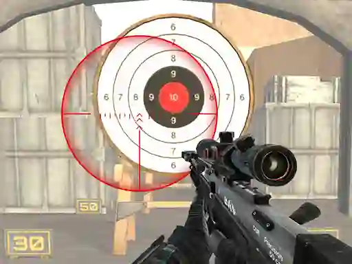 Spel 3D FPS Target Shooting aanlyn