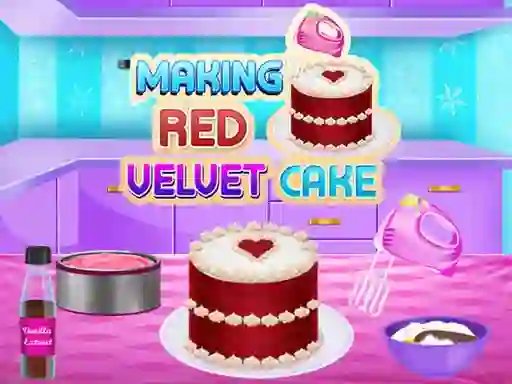 Spel Making Red Velvet Cake aanlyn