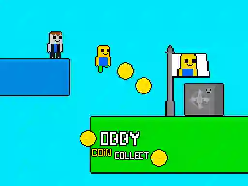 Spel Obby vs Bacon Rainbow Parkour aanlyn