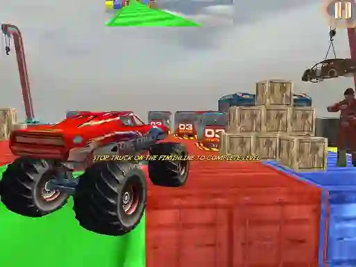 Spel Monster Truck Driving Stunt Game Sim aanlyn