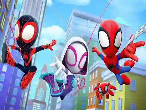 Spel Spidey and his Amazing Friends Swing Into Action! aanlyn