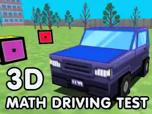 Spel 3D Math Driving Test aanlyn