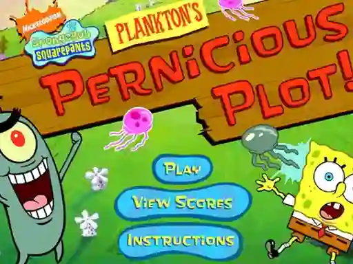 Spel Plankton's Pernicious Plot aanlyn
