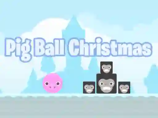 Spel Pig Ball Christmas aanlyn