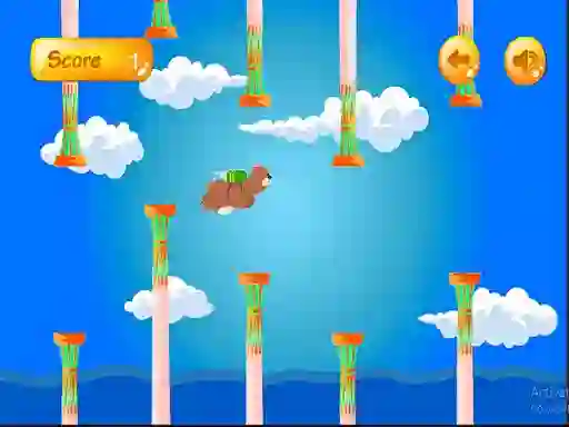 Spel Bear Flight aanlyn