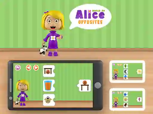 Spel World of Alice Opposites aanlyn
