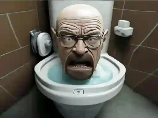 Spel Funny Skibidi Toilet Face aanlyn
