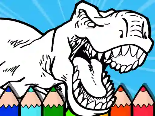 Spel Coloring Dinos For Kids aanlyn