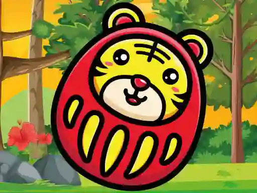 Spel Daruma Tiger Run aanlyn