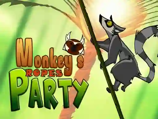 Spel Monkey's ropes party aanlyn