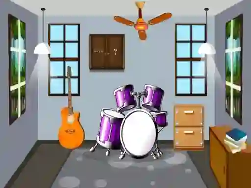 Spel Musician House Escape aanlyn