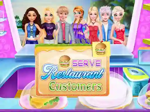 Spel Serve Restaurant Customers aanlyn