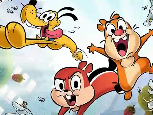 Spel Chip and Dale 2021 Slide aanlyn