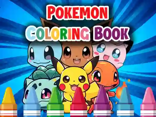 Spel Pokemon Coloring Book aanlyn
