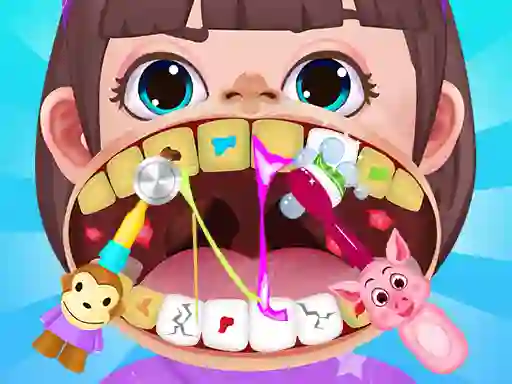 Spel Baby Hospital Dentist Caring aanlyn