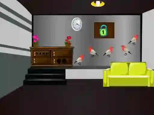 Spel Grey Checked Room Escape aanlyn