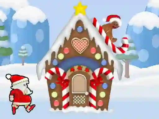 Spel Santa Christmas Run aanlyn